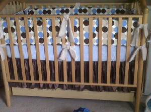 Minkly Baby Crib, Bumper Pads, Baby Rooms by Nana, Mary Seibolt